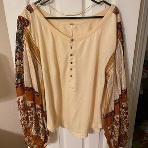 Free People Henley SZ XL NWT